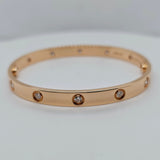 Pre-Owned | Cartier Ten Diamond Love Bracelet | Size - 18