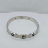 Pre-Owned | Size - 19 / Cartier 18K White Gold Love Bracelet