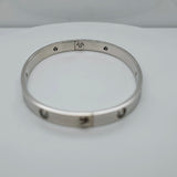 Pre-Owned | Size - 19 / Cartier 18K White Gold Love Bracelet