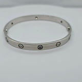 Pre-Owned | Size - 19 / Cartier 18K White Gold Love Bracelet