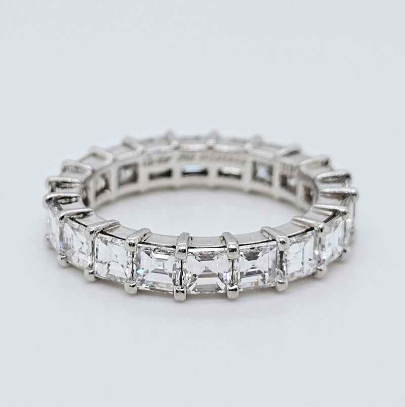 Pre-Owned | Cartier Vintage Asscher Cut Diamond Eternity Ring
