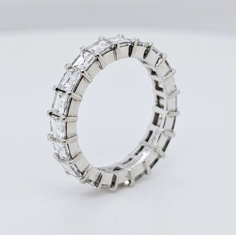 Pre-Owned | Cartier Vintage Asscher Cut Diamond Eternity Ring