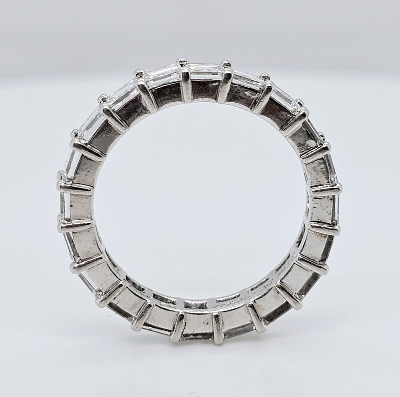Pre-Owned | Cartier Vintage Asscher Cut Diamond Eternity Ring