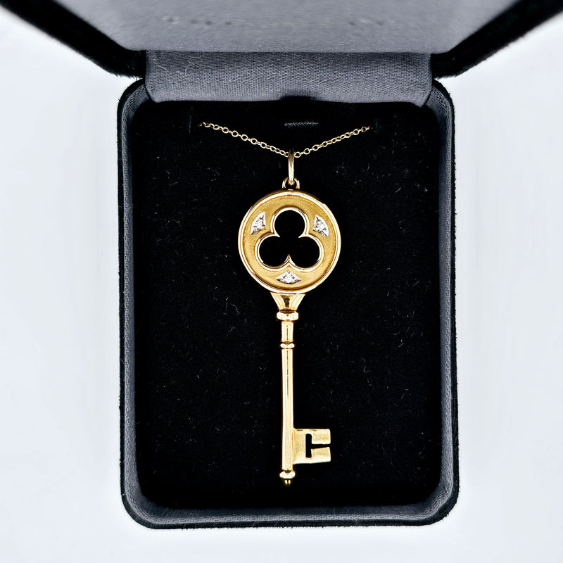 Pre-Owned | Tiffany & Co Clover Key Necklace