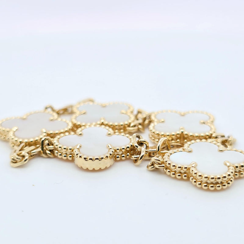 Van Cleef & Arpels Alhambra Bracelet – Mother of Pearl, 18ct Yellow Gold
