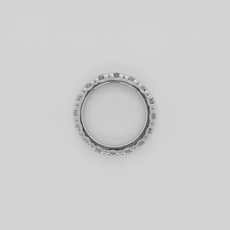 Bvlgari Diamond Full Eternity Ring,18ct White Gold, Size J