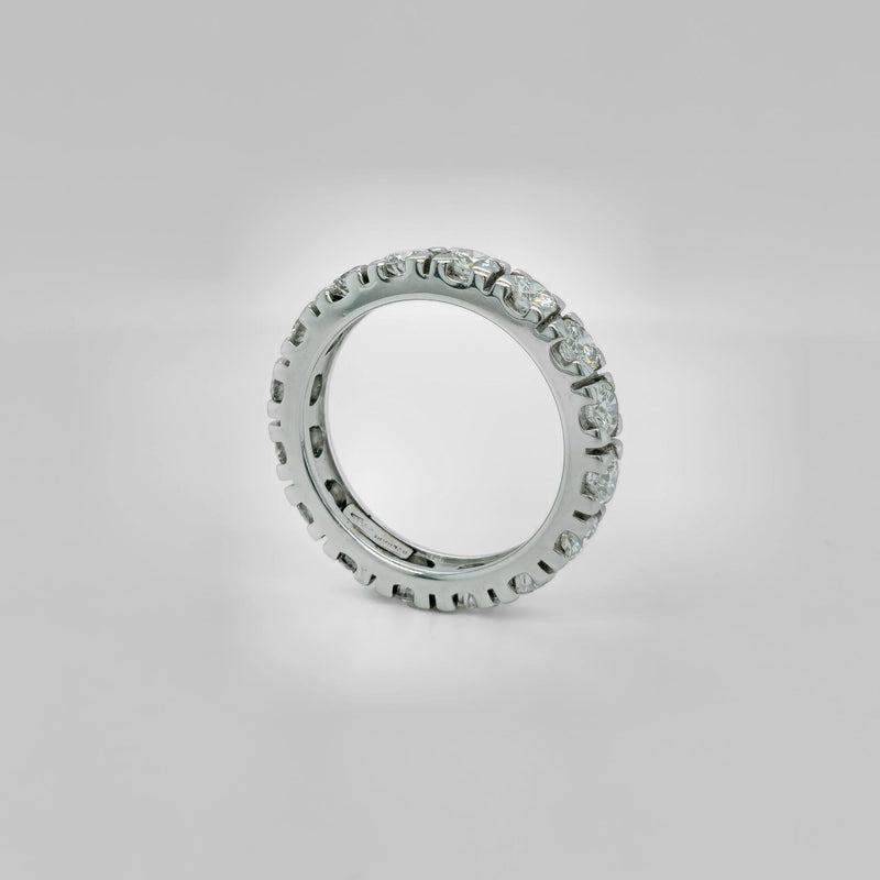 Bvlgari Diamond Full Eternity Ring,18ct White Gold, Size J