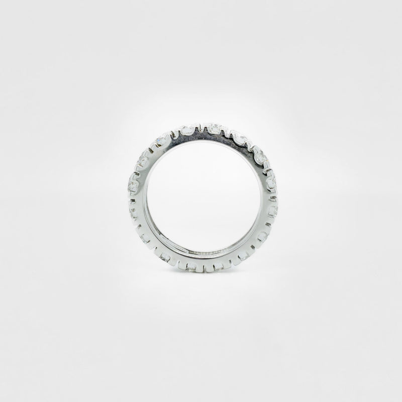 Bvlgari Diamond Full Eternity Ring,18ct White Gold, Size J