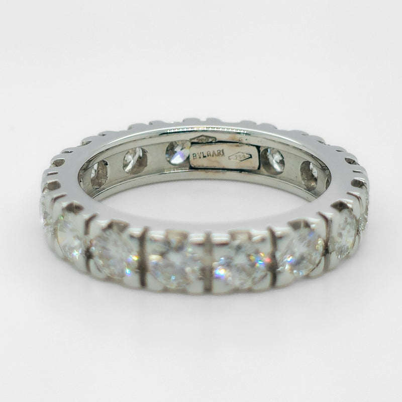 Bvlgari Diamond Full Eternity Ring,18ct White Gold, Size J