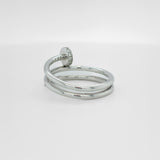 Cartier Juste Un Clou Ring, Double, Diamonds, Size 54, 18ct White Gold