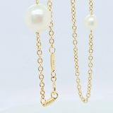 Tiffany & Co. Elsa Peretti Pearls by the Yard Sprinkle Necklace, 18K Yellow Gold
