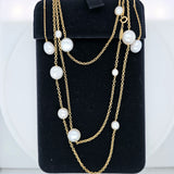 Tiffany & Co. Elsa Peretti Pearls by the Yard Sprinkle Necklace, 18K Yellow Gold