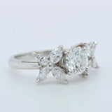 Tiffany & Co Victoria Diamond Ring, Platinum, Size L 1/2 (52), Designer Ring