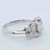 Tiffany & Co Victoria Diamond Ring, Platinum, Size L 1/2 (52), Designer Ring