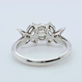Tiffany & Co Victoria Diamond Ring, Platinum, Size L 1/2 (52), Designer Ring