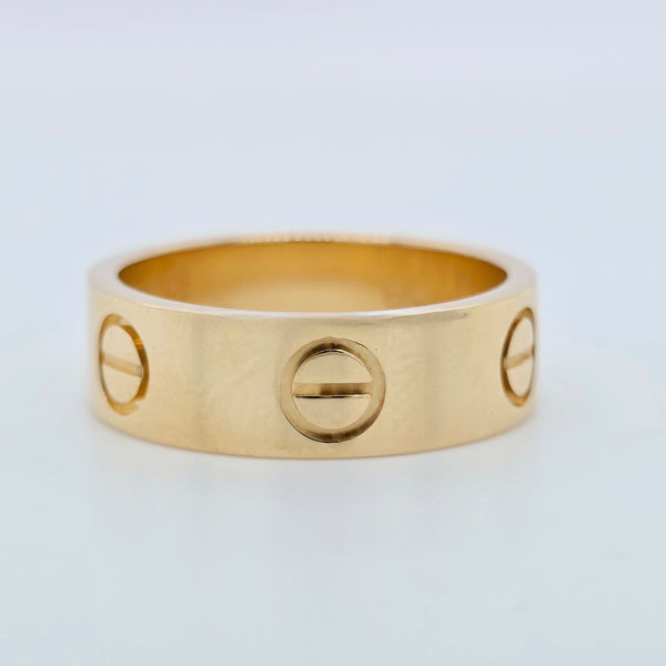 Cartier Love Ring, Classic model, 18ct Yellow Gold, Size 49, Box & 2020 Papers