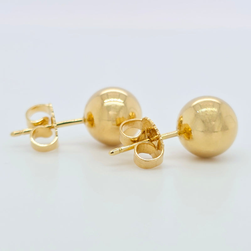 Tiffany & Co. Ball Stud Earrings, 18ct Yellow Gold, 7.6 mm diameter