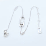 Messika Move Addiction Diamond Plain Bracelet, 3.27 gm, 18ct White Gold, 9.5 Inches