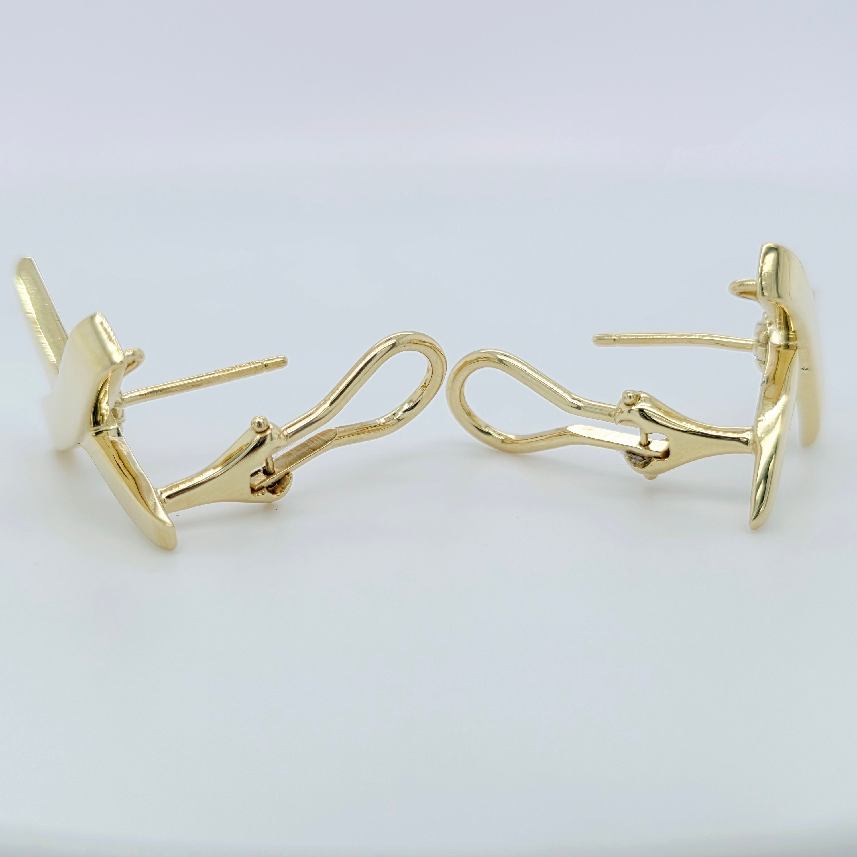 Tiffany & Co. Paloma Picasso Vintage Graffiti Earrings, Large, 18ct Yellow Gold