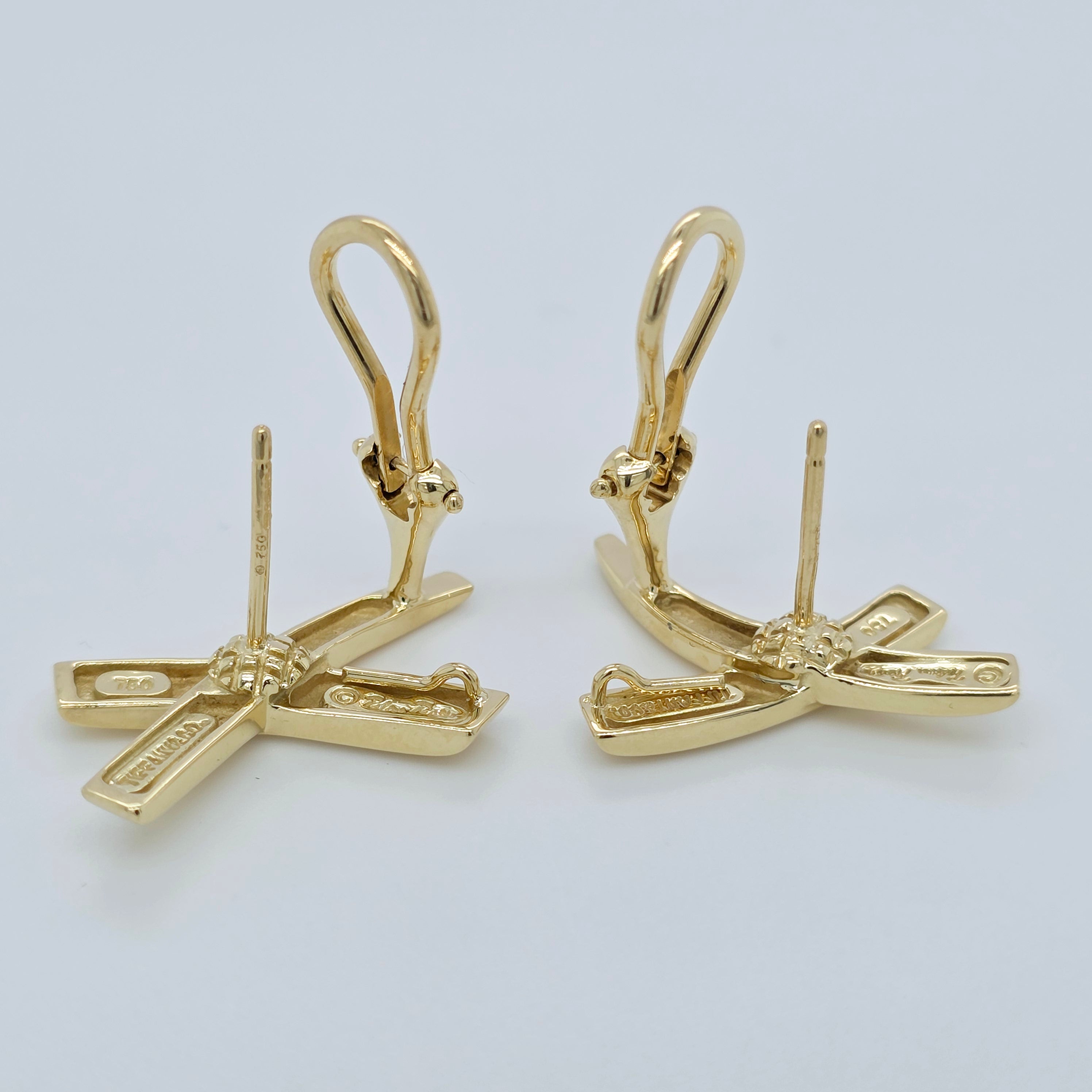 Tiffany & Co. Paloma Picasso Vintage Graffiti Earrings, Large, 18ct Yellow Gold