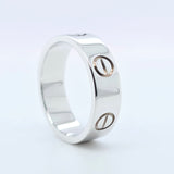 Cartier Love Ring, Classic Model, 5.5 mm, 18ct White Gold, Size 52, Box & Papers