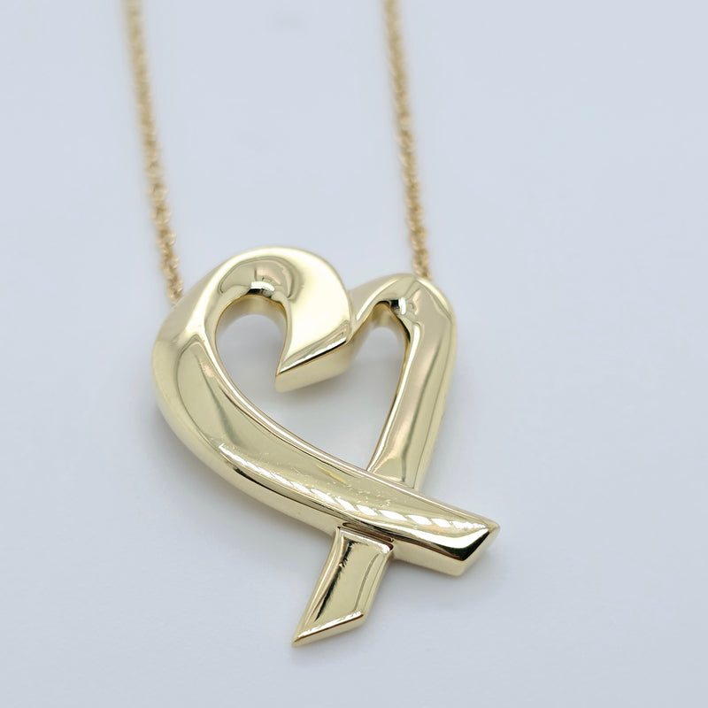 Tiffany & Co. Paloma Picasso Loving Heart Pendant, 18ct Yellow Gold, Small Model