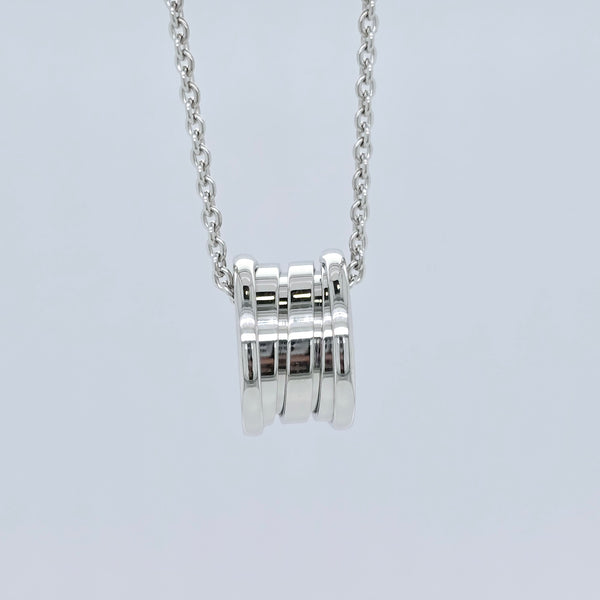 Bvlgari B.zero1 Necklace with Small Pendant, 18k White Gold, 16 Inches