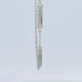 Boucheron Diamond Cross Necklace, 18ct White Gold