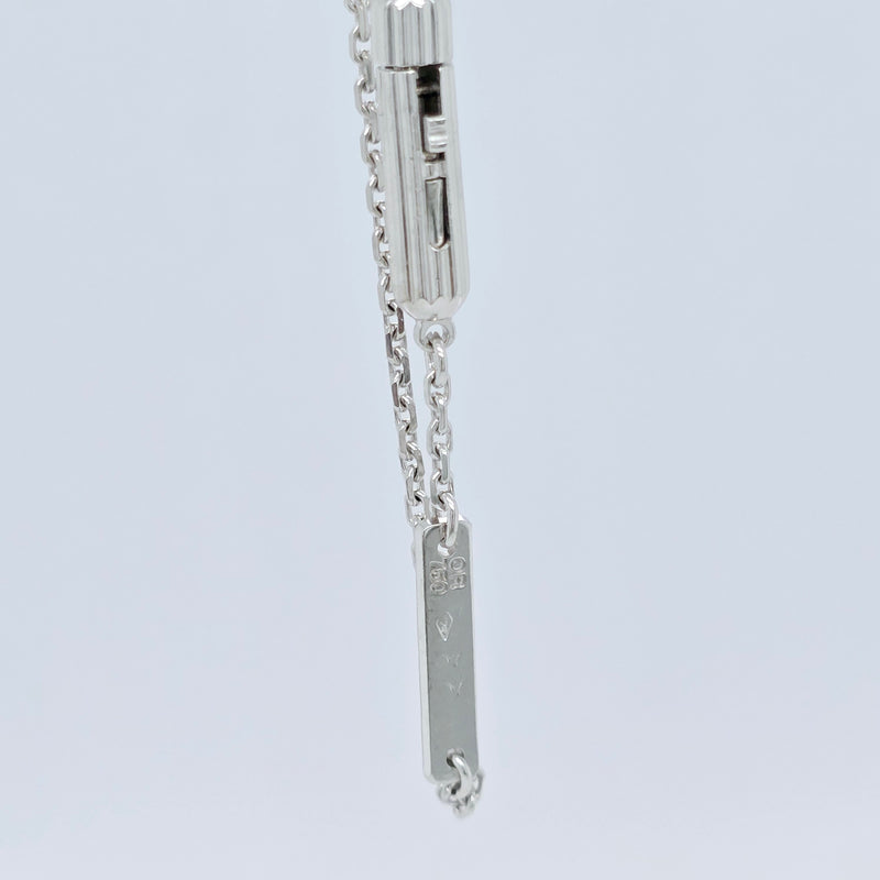 Boucheron Diamond Cross Necklace, 18ct White Gold