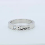Pre-Owned | Cartier C de Cartier Wedding Ring, Platinum & Diamond