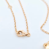 Cartier Caresse d'Orchidées par necklace, 18ct Yellow Gold, Adjustable chain