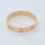 Cartier Love Ring, Classic Model, 3.5 mm, 18ct Rose Gold, Size 53, Box & Papers