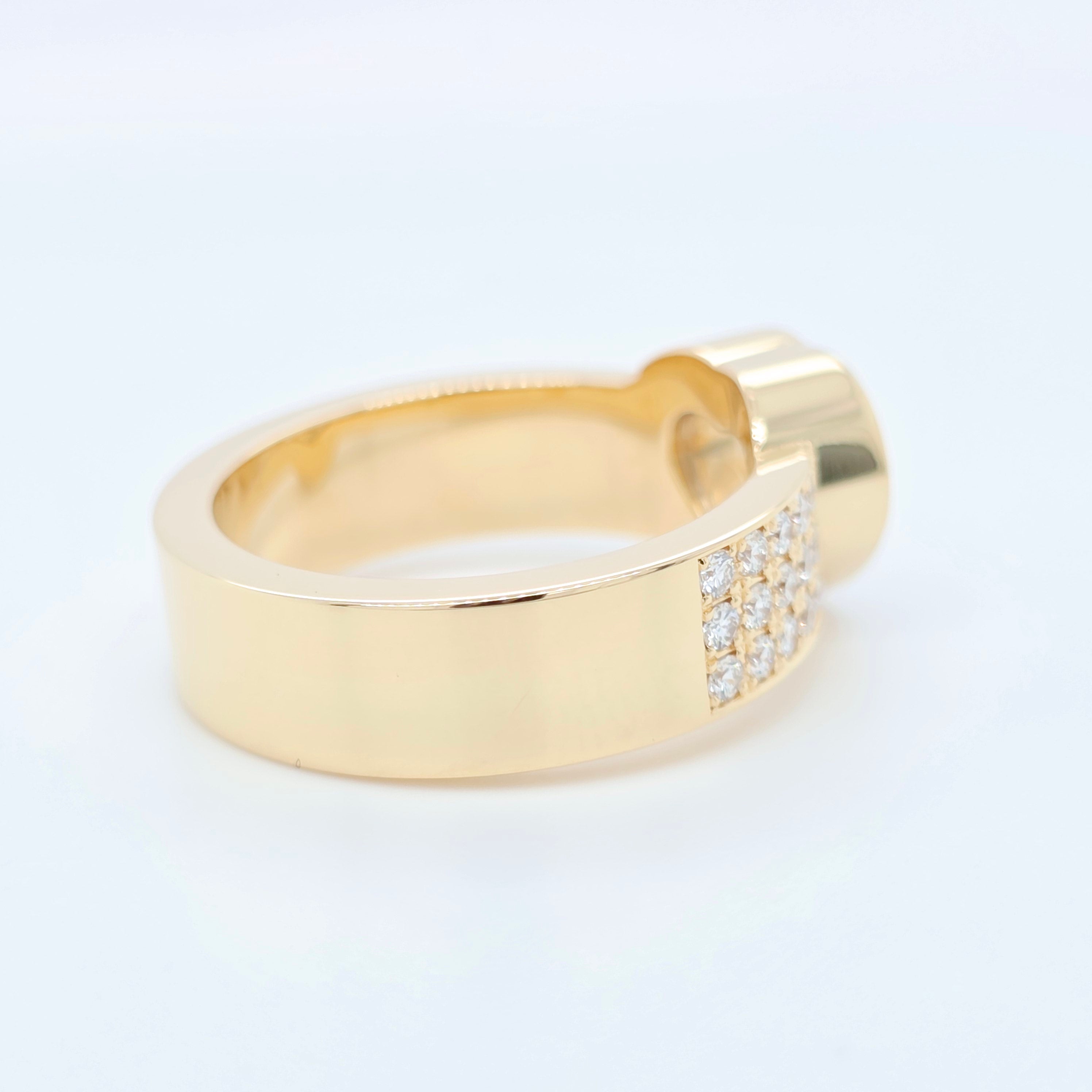 Chopard Happy Diamonds Heart Ring, 18ct Yellow Gold, Size O Chloe's Jewellers