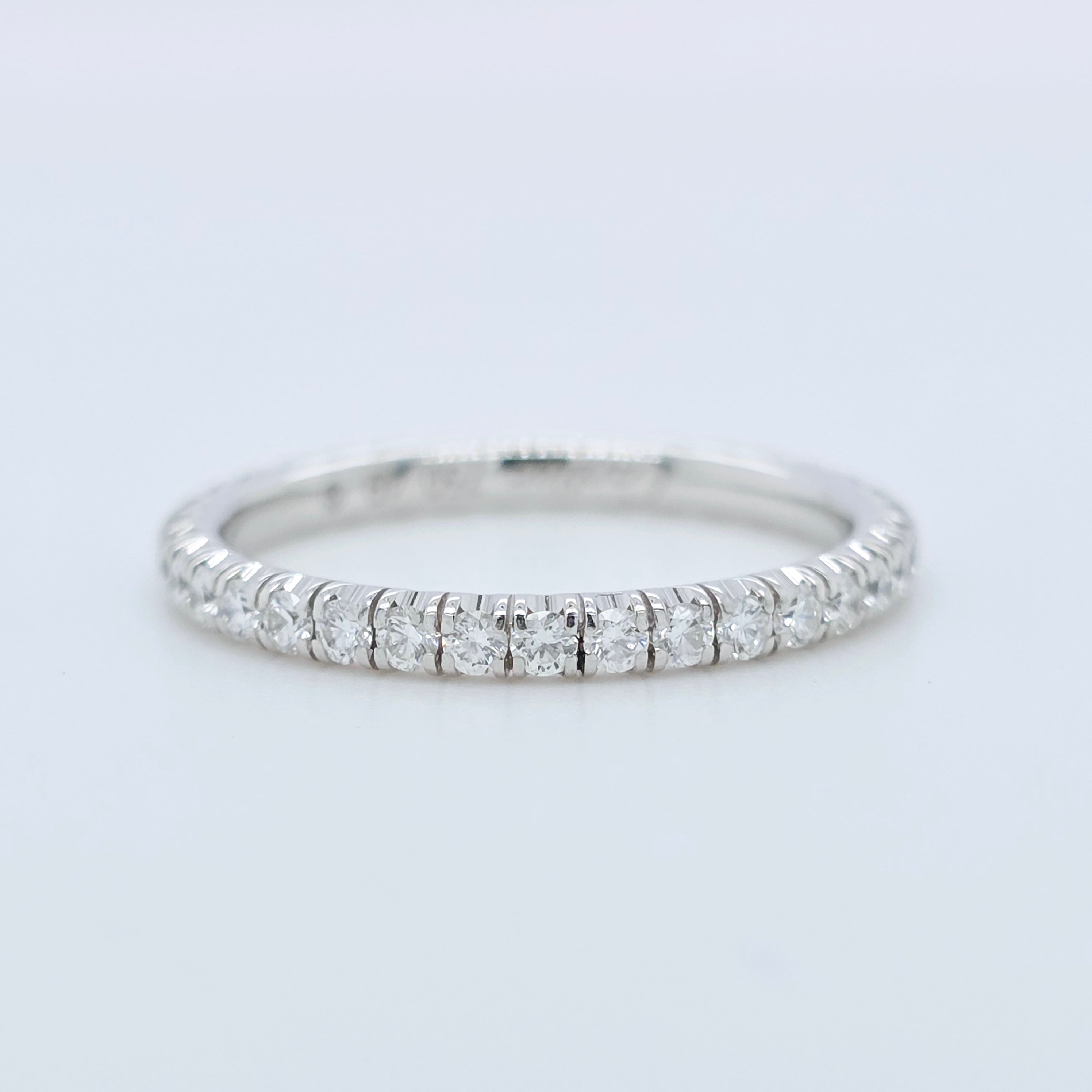 Cartier Etincelle De Cartier Wedding Band, 18ct White Gold, Size 49