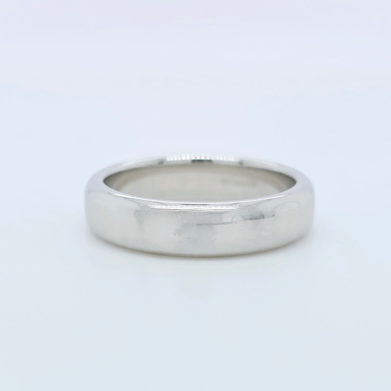 Tiffany & Co. Wedding Band, Platinum, 4.4mm, Size K