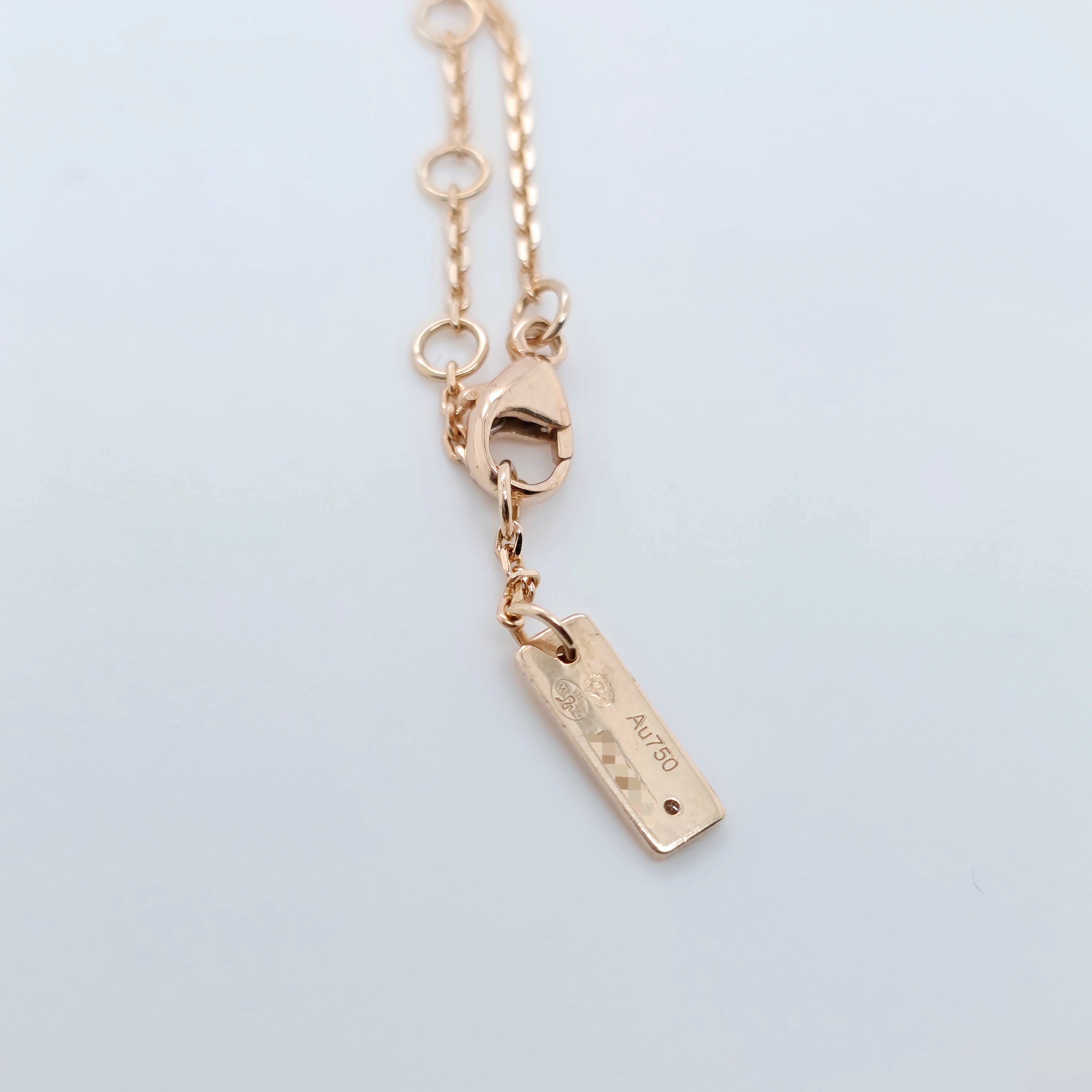 Messika Move Uno Diamond Hand Bracelet, 0.35ct, 18ct Rose Gold, 7 Inches