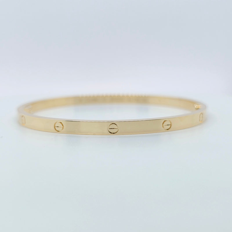 Cartier Love Bracelet, Small Model, 18ct Yellow Gold, Size 17, Box