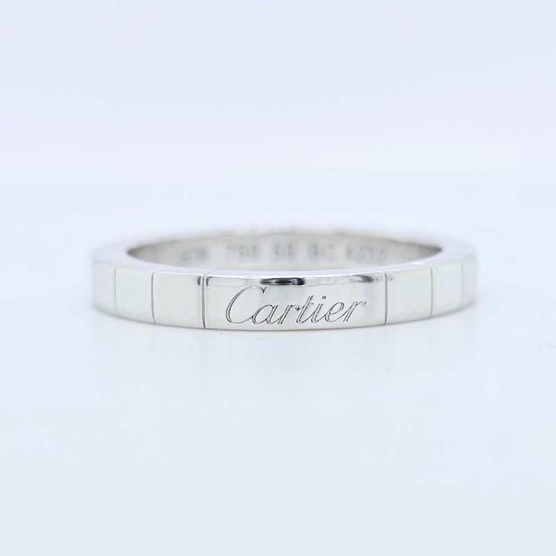 Cartier Lanieres Ring, 18ct White Gold, Size 59 / R