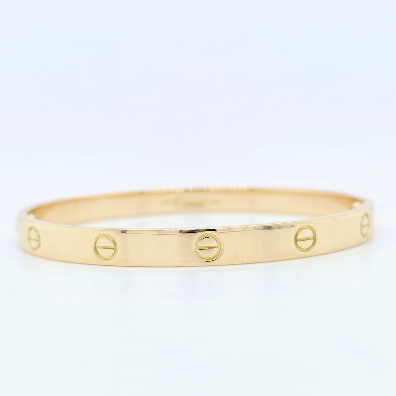 Cartier Love Bracelet, Classic Model, 18ct Yellow Gold, Size 20, Box & Papers