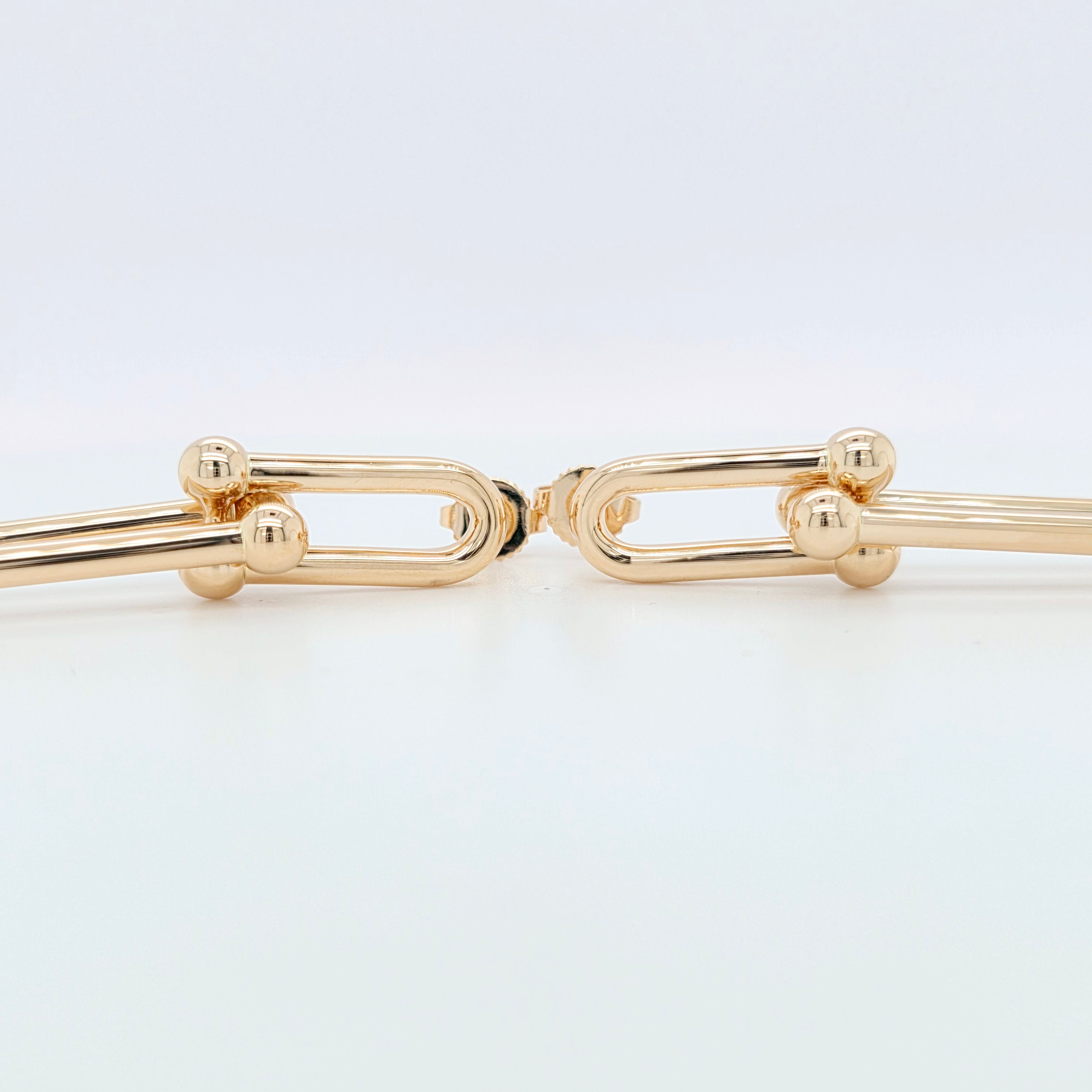 Tiffany & Co. HardWear Earrings, 3'' Double Long Link Earrings, 18ct Rose Gold