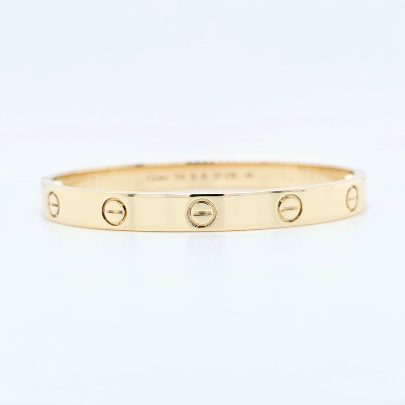 Cartier Love Bracelet, Classic Model, 18ct Yellow Gold, Size 16, Cartier Box
