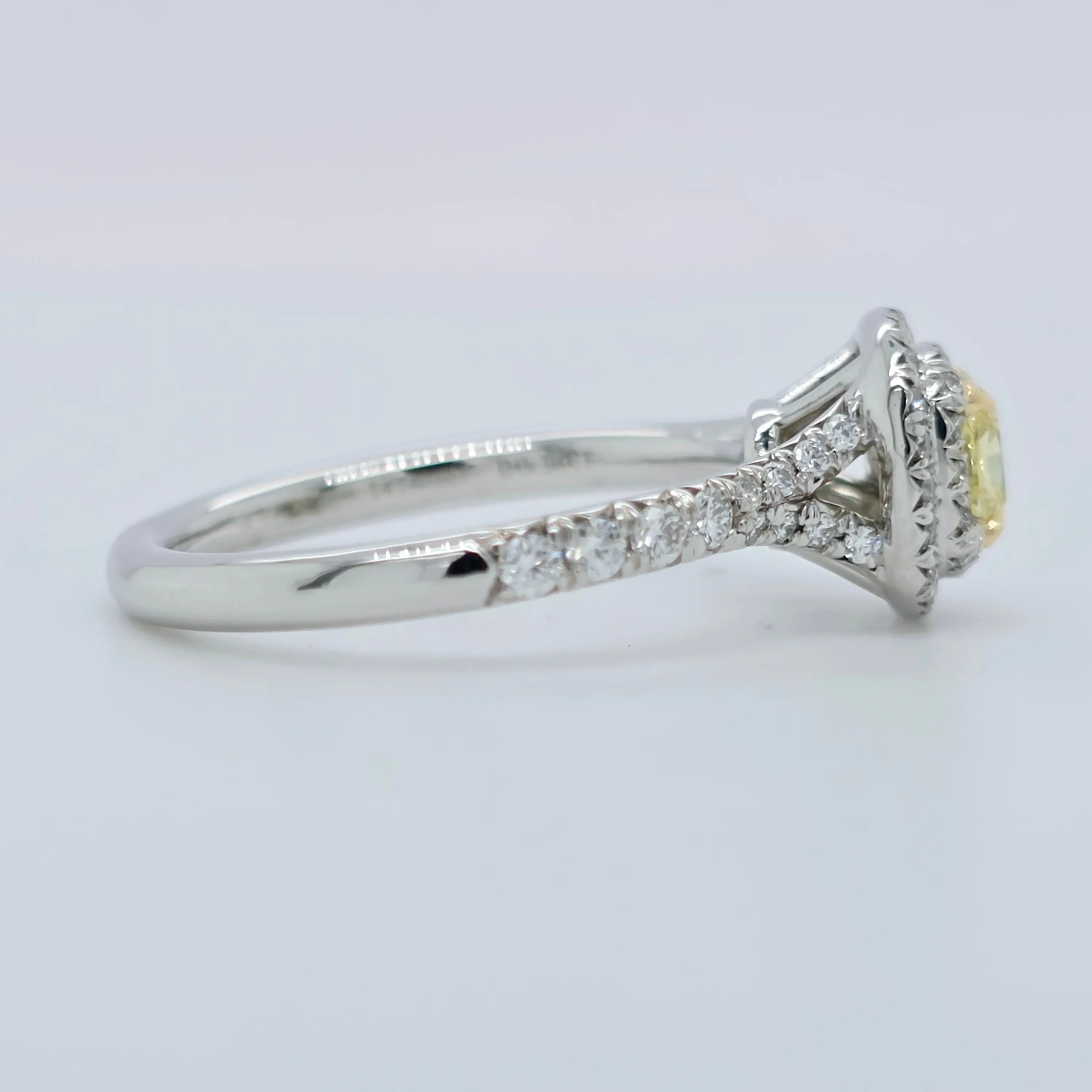 Pre-Owned | Tiffany & Co. Soleste Fancy Intense Yellow Diamond Ring Chloe's Jewellers