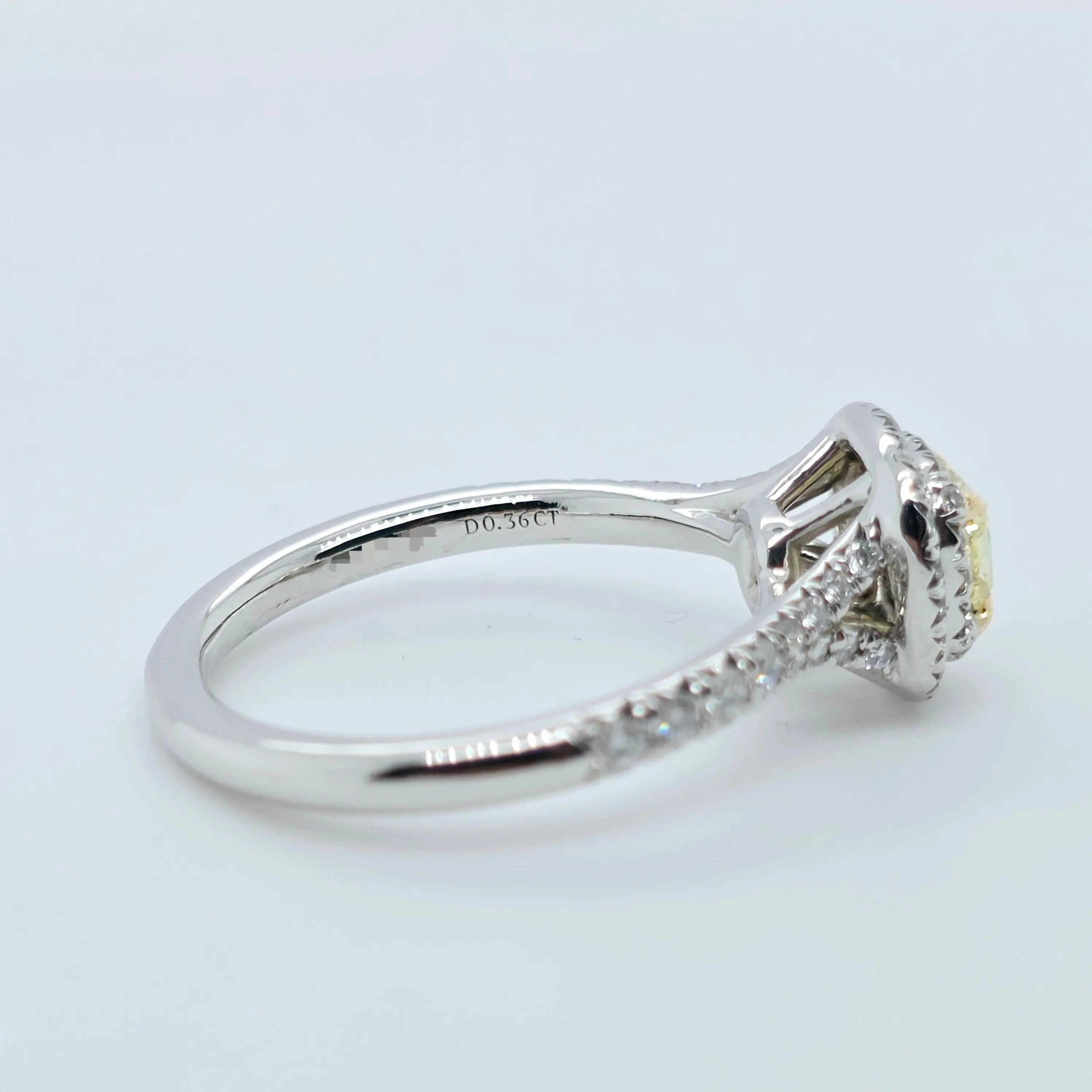 Pre-Owned | Tiffany & Co. Soleste Fancy Intense Yellow Diamond Ring Chloe's Jewellers