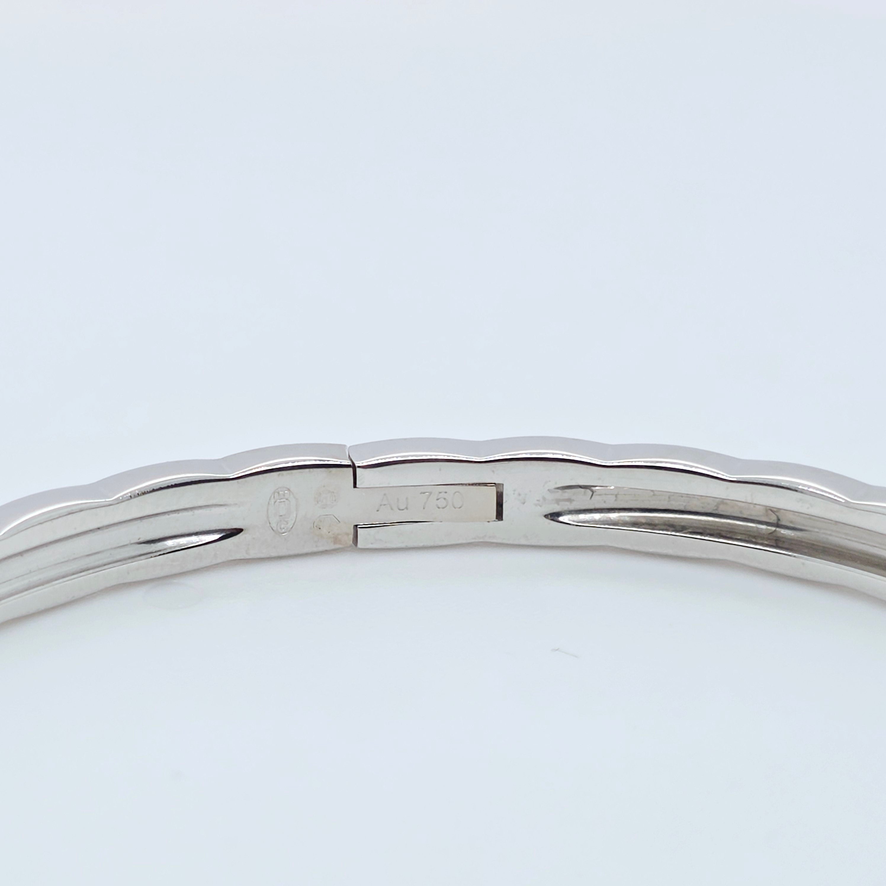 Chanel Coco Crush Bracelet, Quilted Motif,Mini Version, 18ct White Gold & Diamonds Chloe's Jewellers