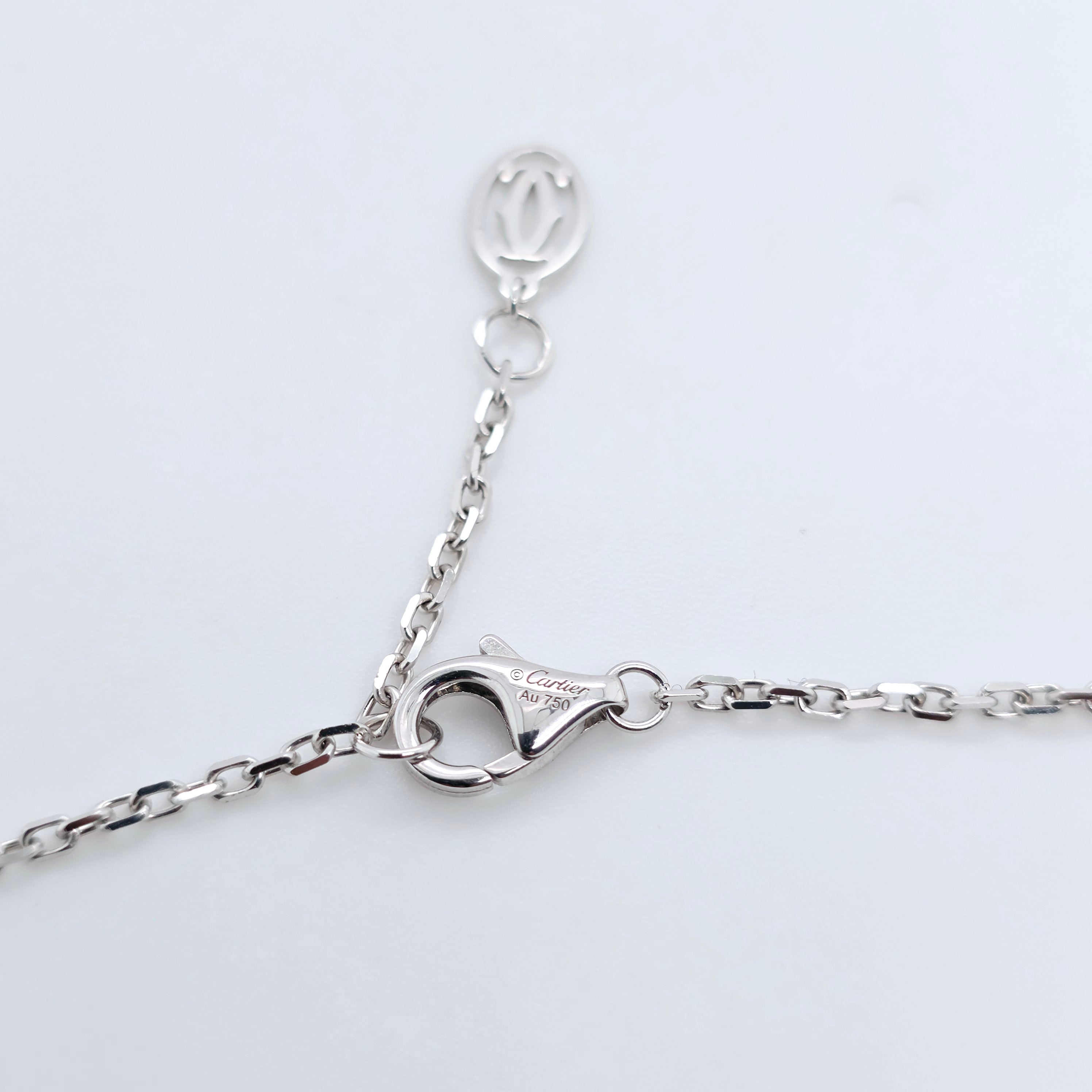Cartier d'Amour Bracelet, 18ct White Gold& Diamond, Medium Model,2026 Cerificate Chloe's Jewellers
