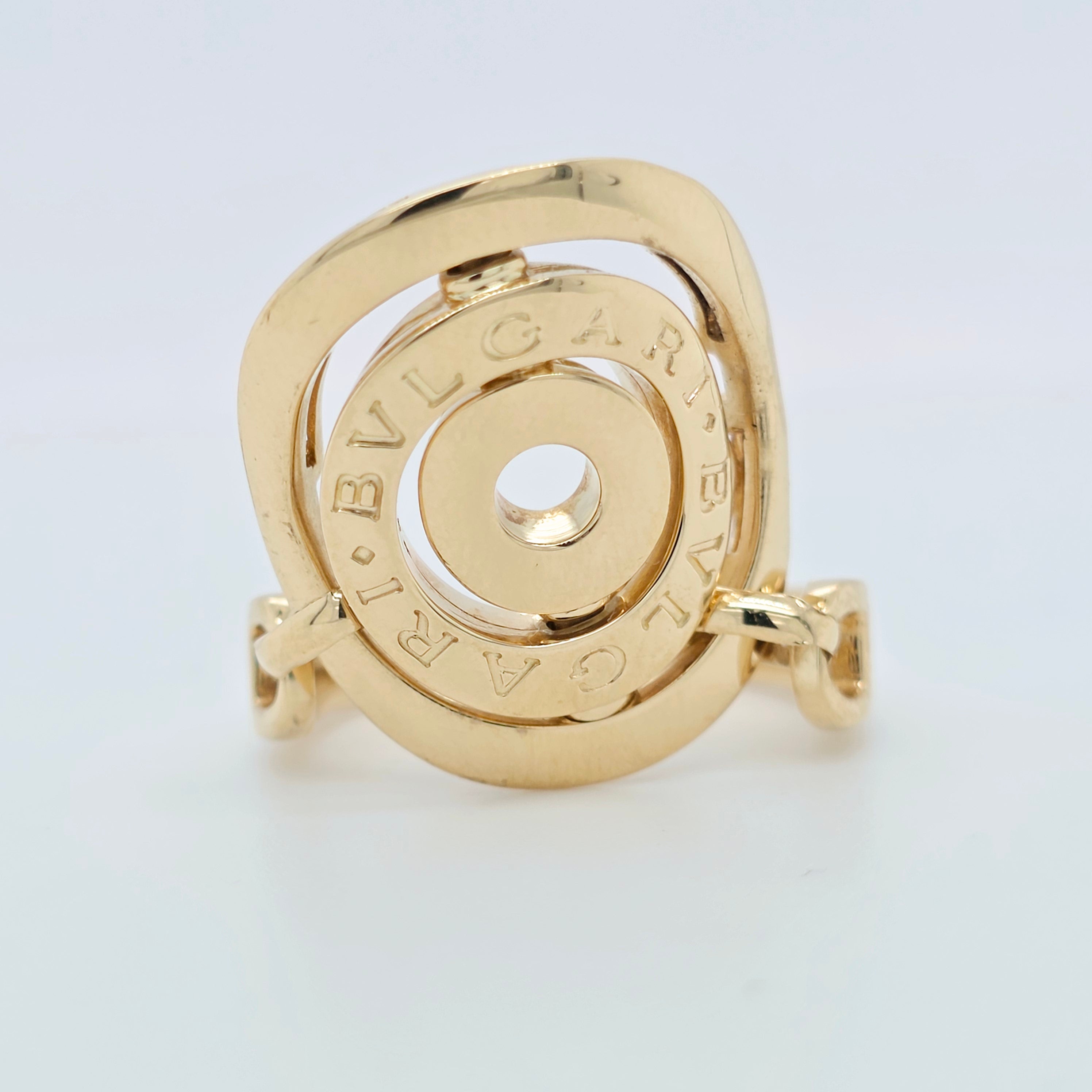 Bvlgari Astrale Cerchi Ring, 18ct Yellow Gold, Size 56/ Size P Chloe's Jewellers
