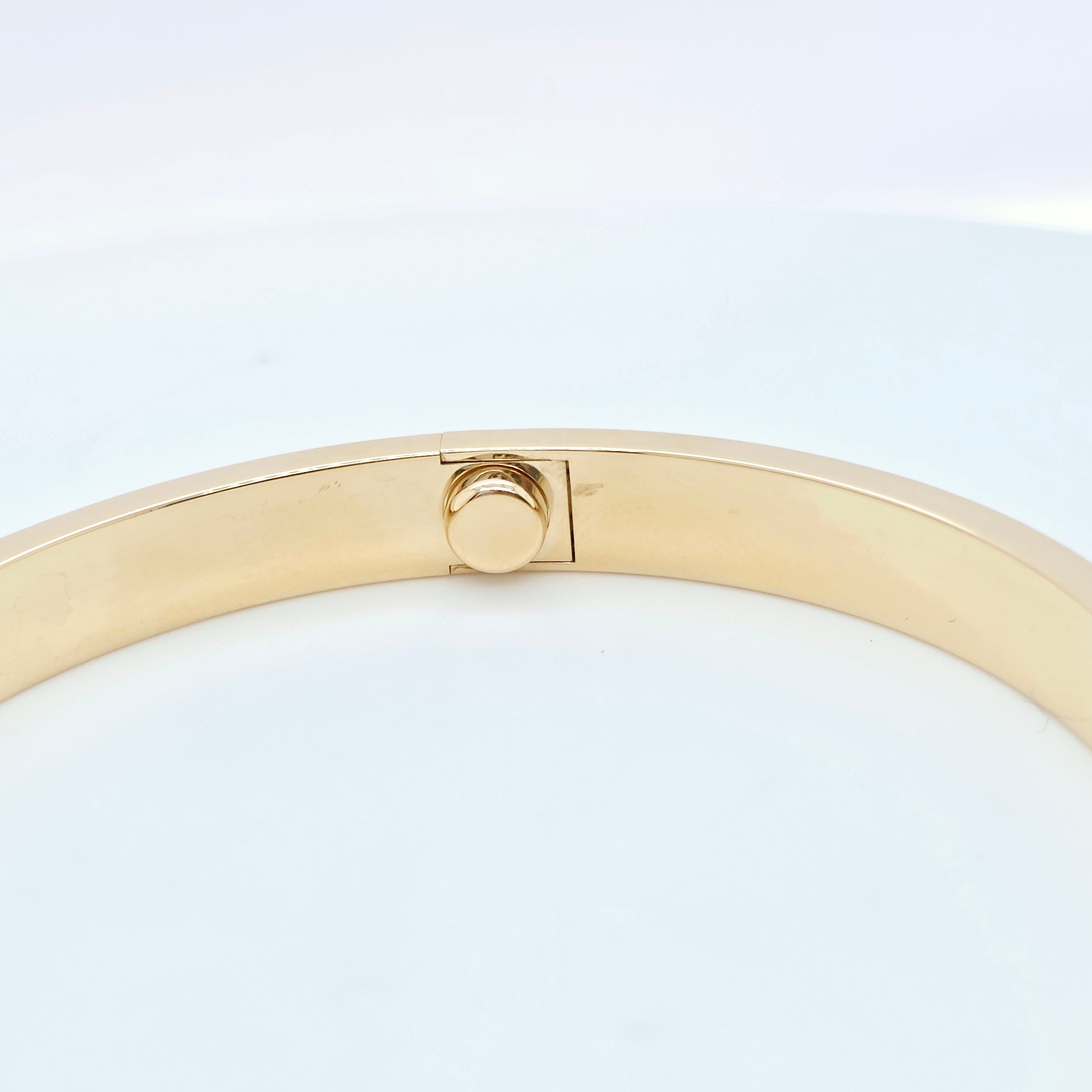 Cartier Love Bracelet, Classic Model, 18ct Yellow Gold, Size 19, Box & 2024 Papers Chloe's Jewellers