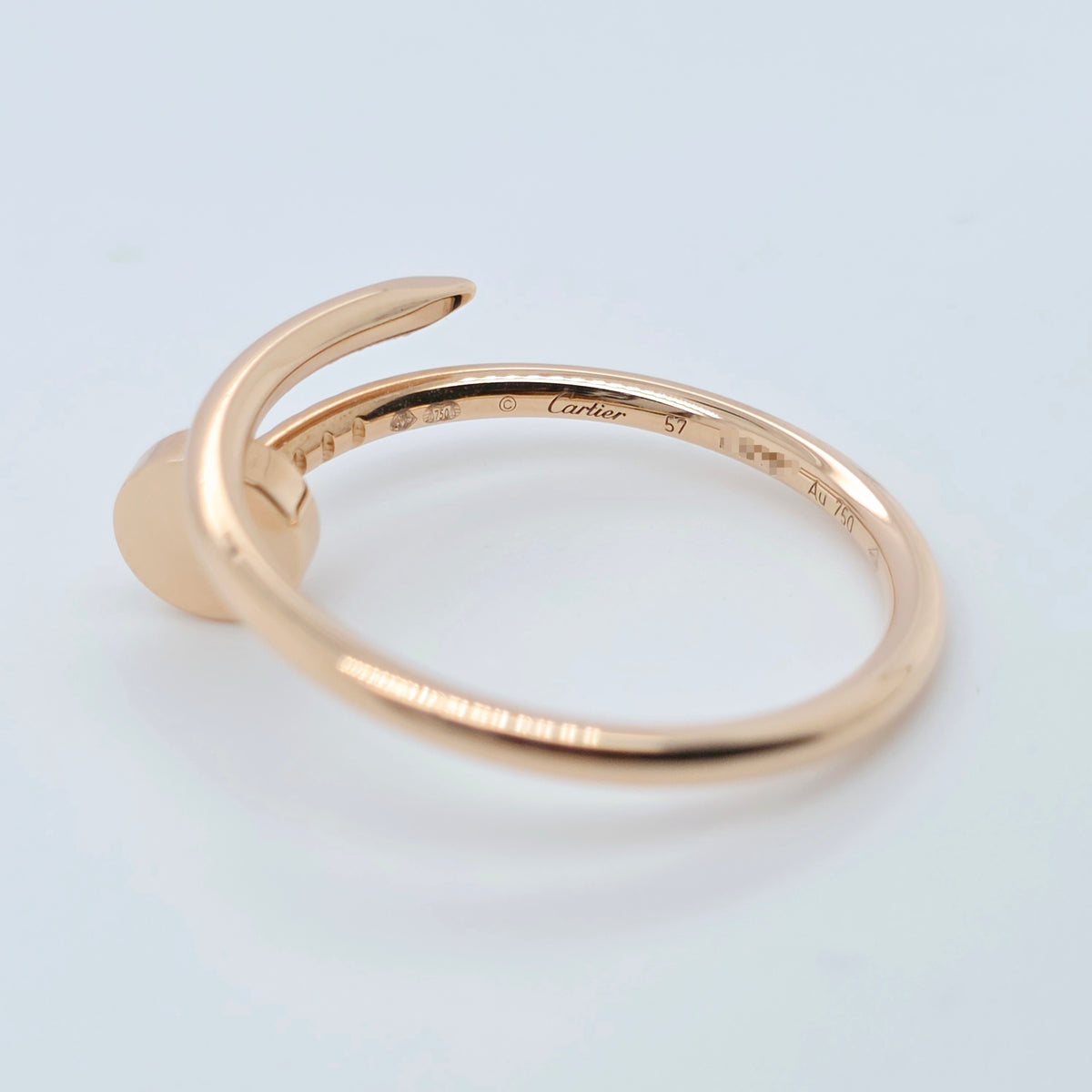 Cartier Juste Un Clou Ring, Small Model,Size 57, 18ct Rose Gold, Box