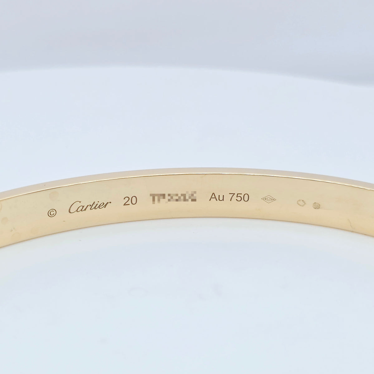 Cartier Love Bracelet, Classic Model, Size 20, 18ct Yellow Gold, Box & Papers