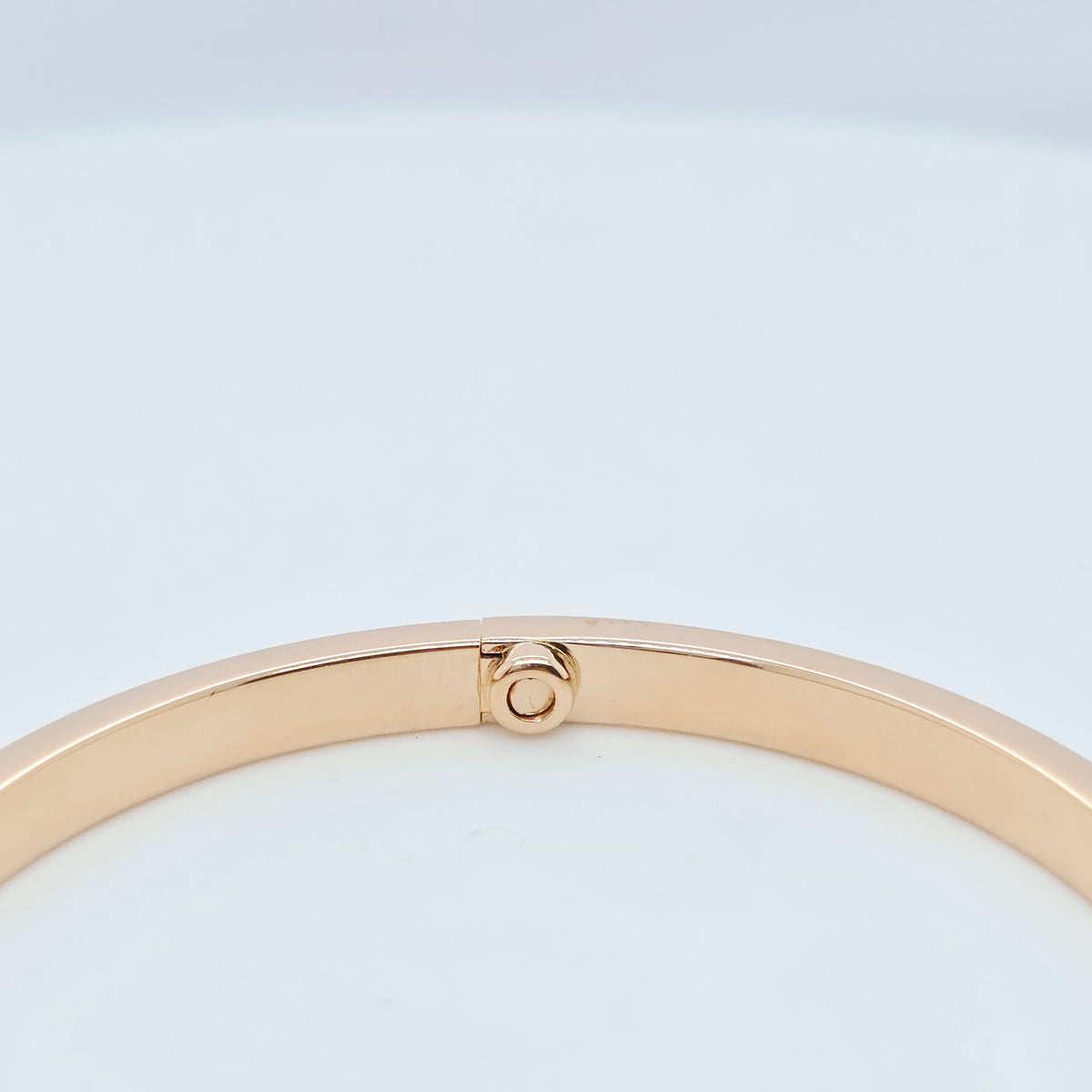 Cartier Love Bracelet Small Model Paved, 18ct Rose Gold, Size 16, Box & Papers